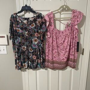 Always fabulous nwt two 2x tops